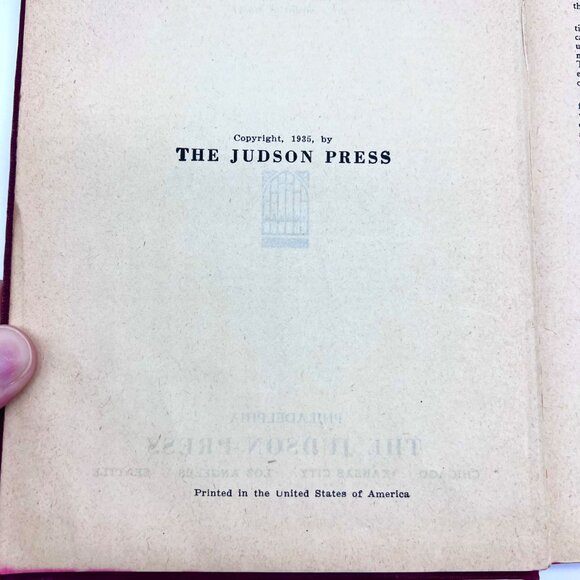 Vintage Hymns For Creative Living 1935 Christian Church Worship Book - Picture 4 of 8